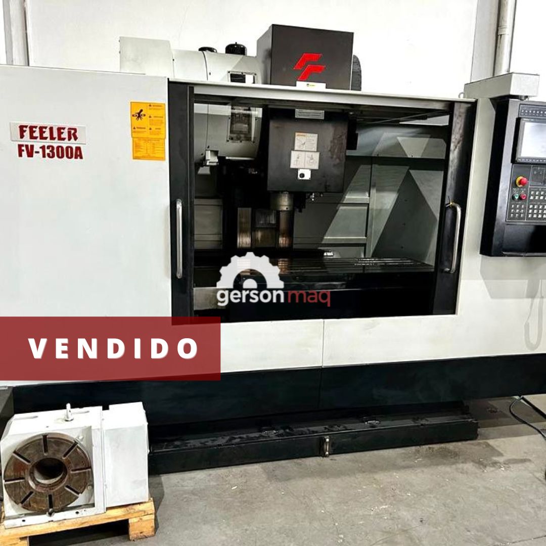 CENTRO DE USINAGEM FEELER FV1300A COM 4 EIXO ano 2014